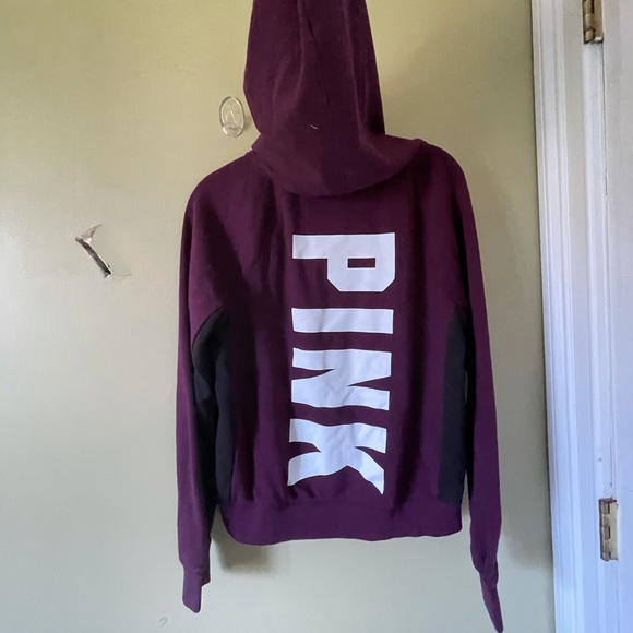 Maroon VS zip up sweatshirt - Picture 2 of 4